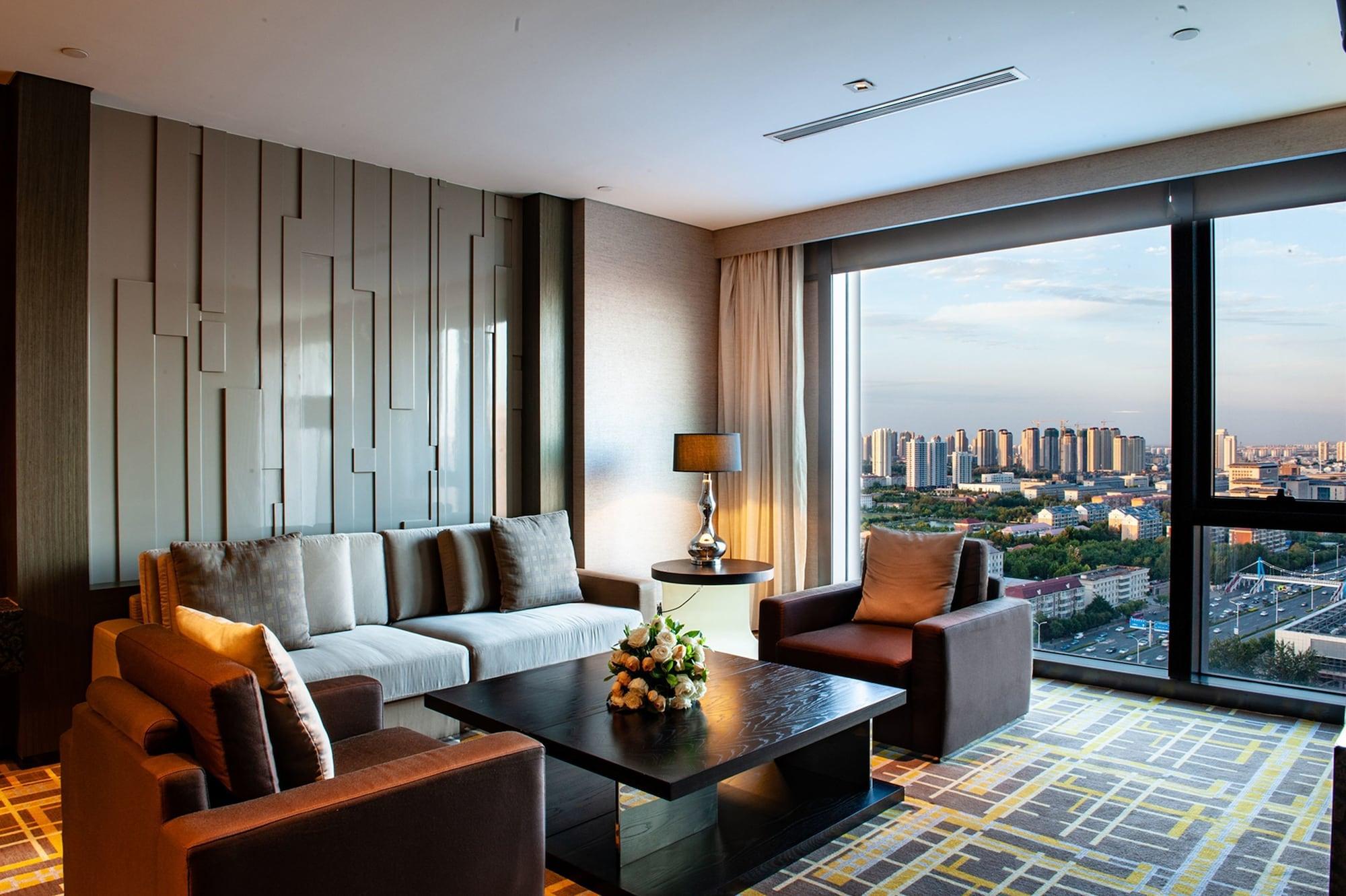 Hyatt Regency Tianjin East Hotel Bagian luar foto