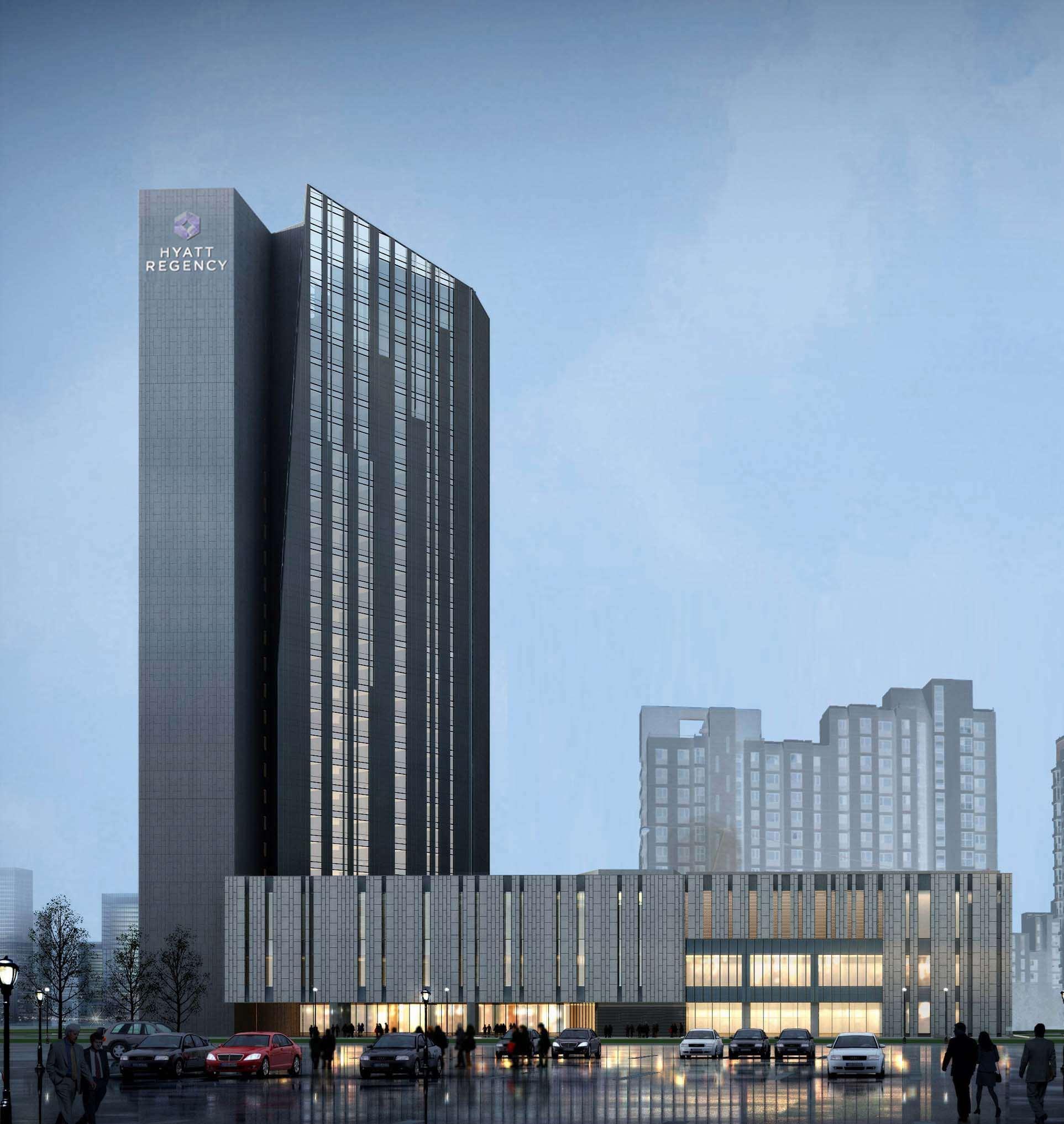 Hyatt Regency Tianjin East Hotel Bagian luar foto